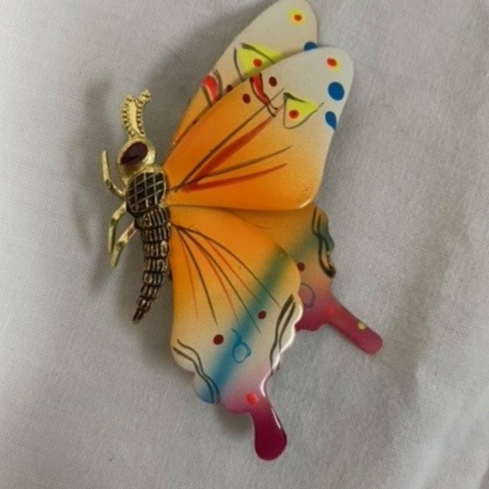Colorful Butterfly Pin - Picture 5 of 6